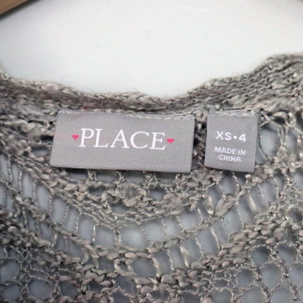 Girl's Gray Shawl - Picture 2 of 3